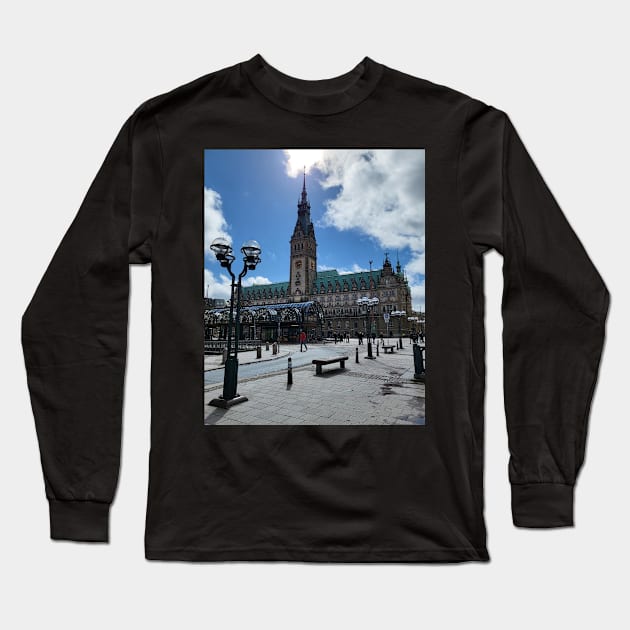 Hamburg - Germany Long Sleeve T-Shirt by Dicaribe